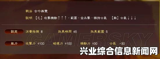 三国志13 恢复类战法视频攻略及实战应用