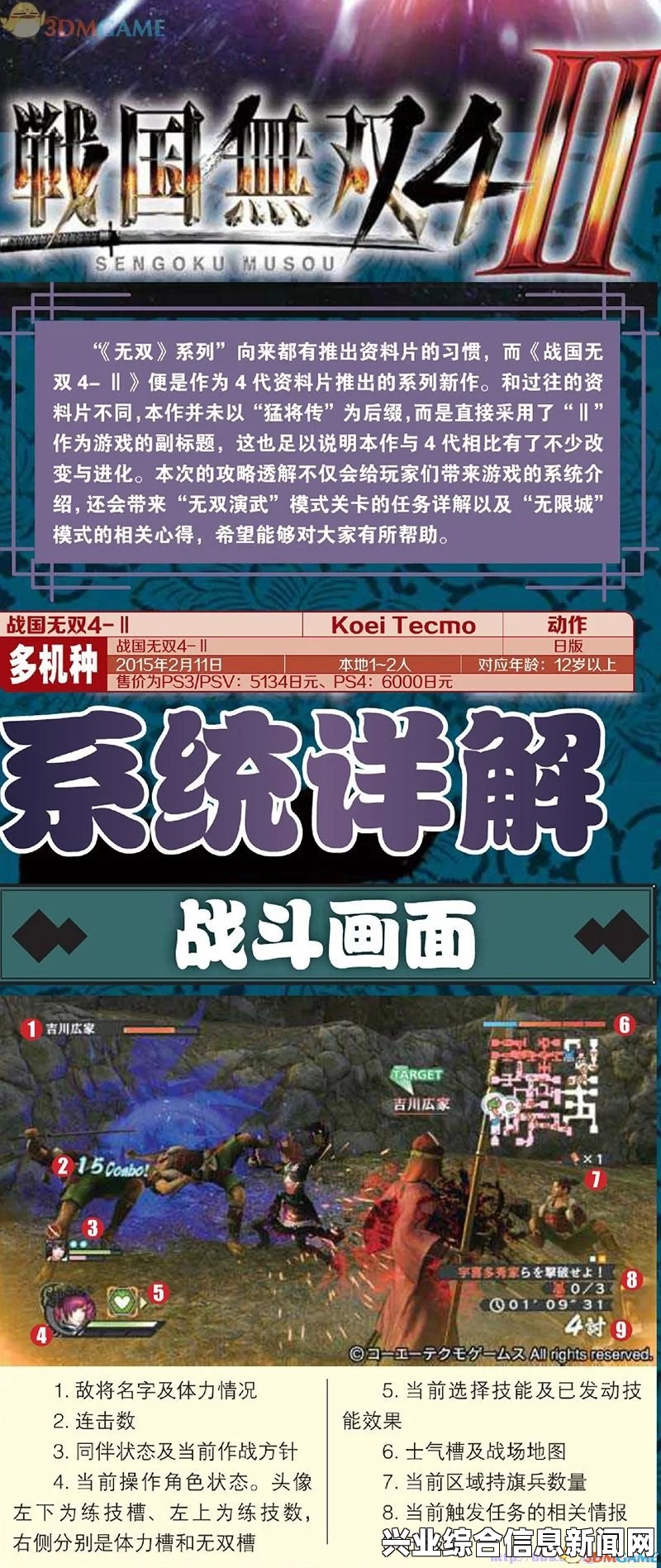 战国无双4-2秘籍攻略，无限生命霸体无双金币秘籍及属性修改器全解析