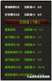 每日活跃度任务详解，提升活跃度的策略与奖励概述