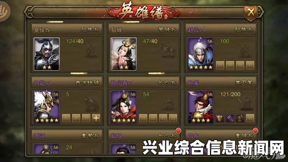 大皇帝新军府搭配武将定位分析心得