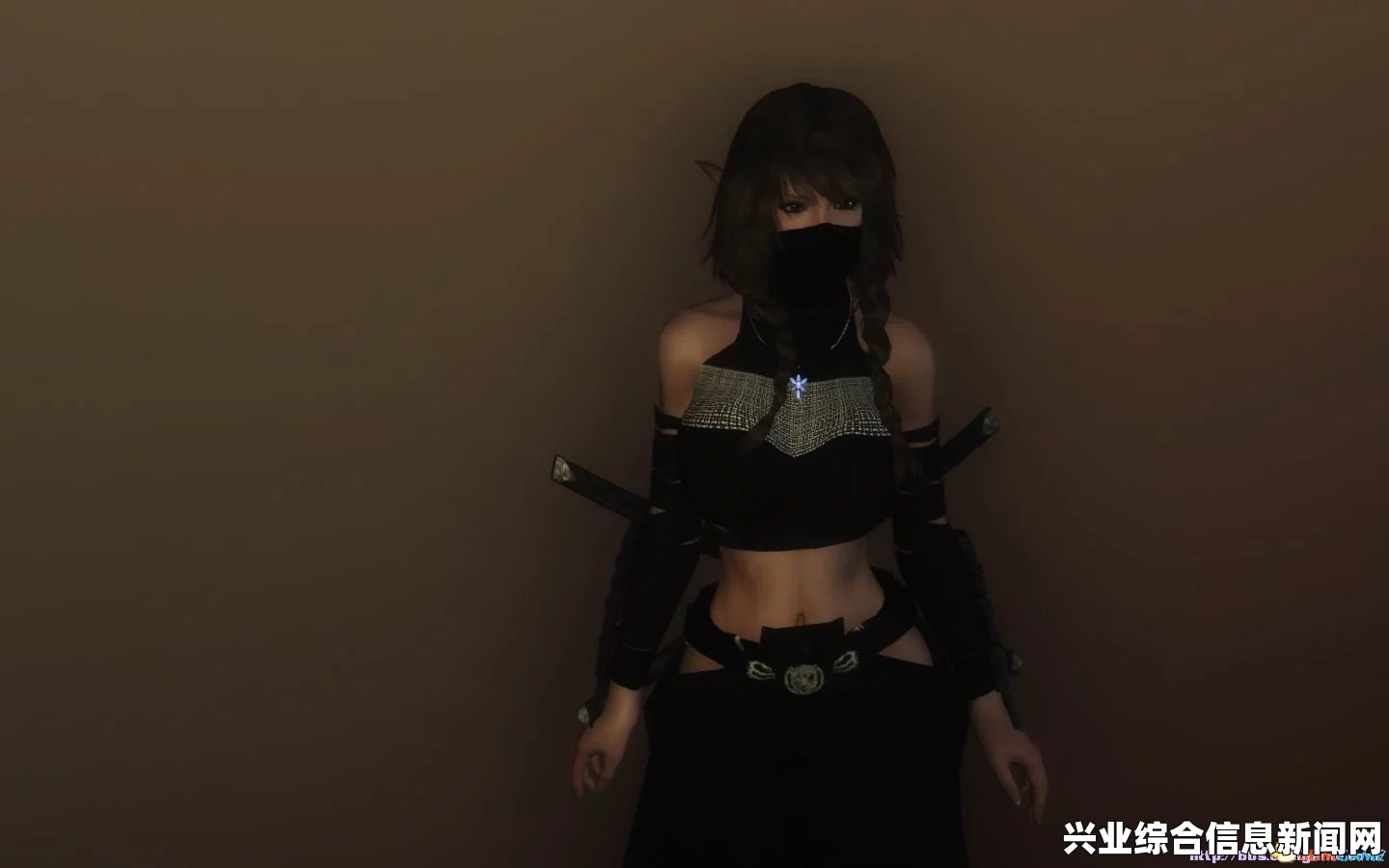 上古卷轴5，黑色紧身可爱风萝莉装的服装MOD介绍