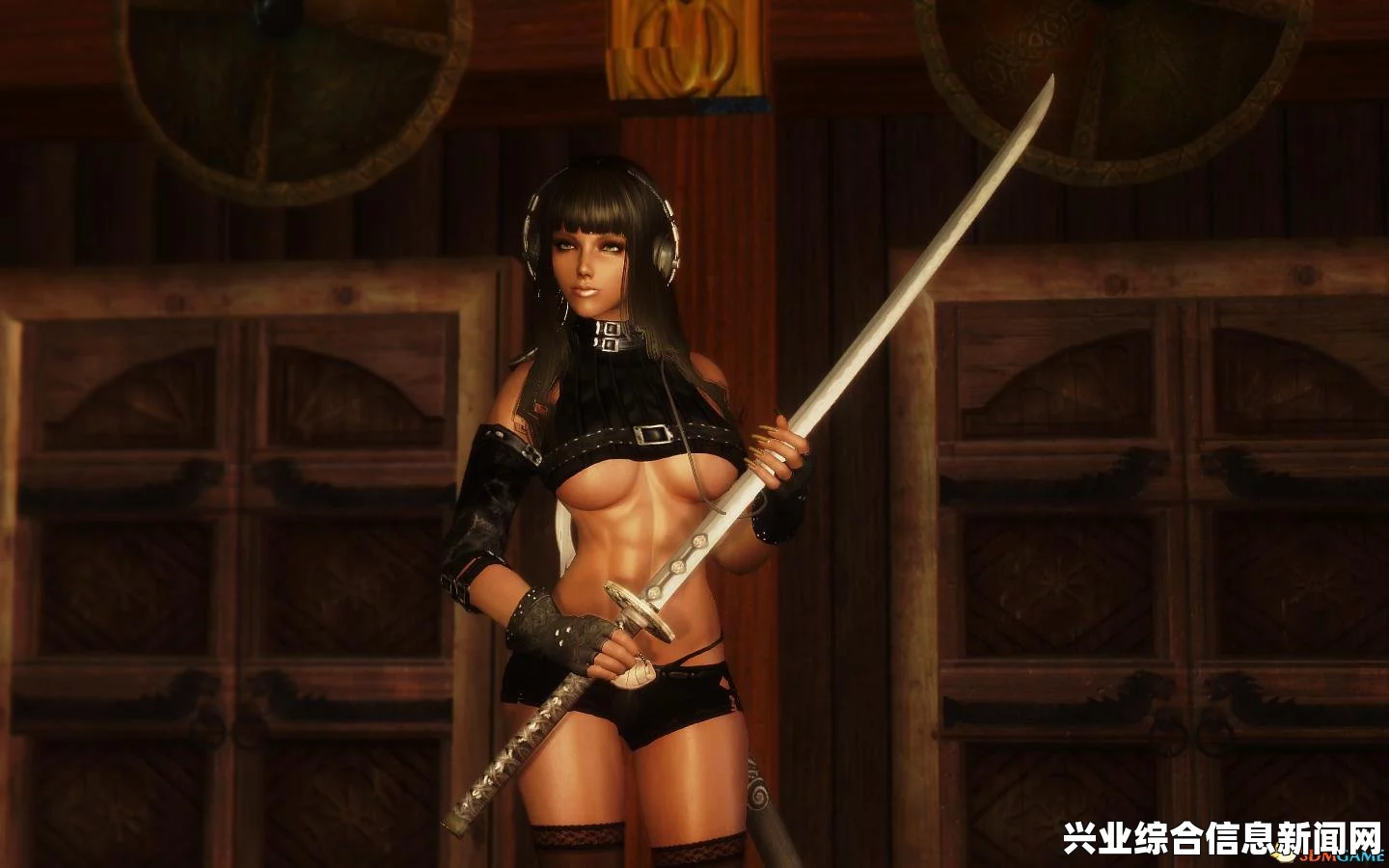 上古卷轴5，服装MOD的超性感高跟与黑丝魅力