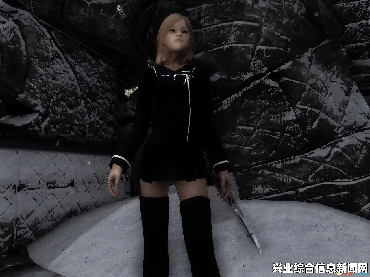 上古卷轴5，黑白水手服与校服制服装MOD深度解析