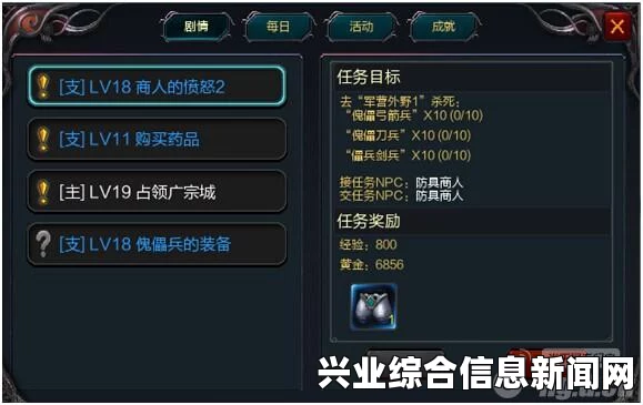 任务剧情介绍
