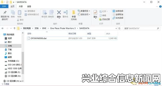 海贼无双3 PC版存档位置详解