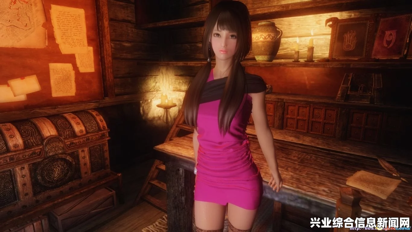 上古卷轴5，第三届龙裔参赛作品—现代性感风美女剑仙