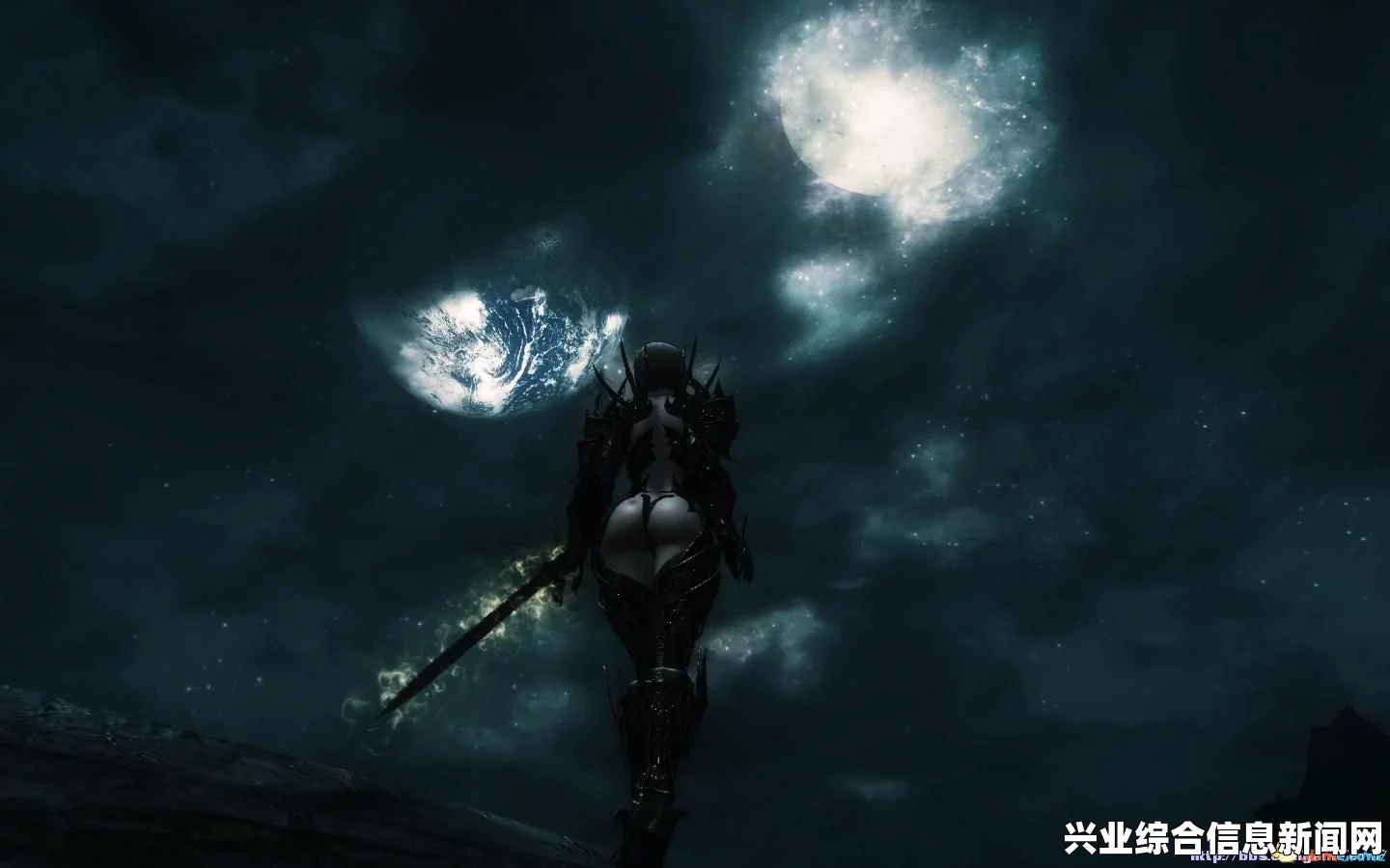 上古卷轴5，天空MOD与美丽夜空及巨大星球MOD的奇妙融合更新
