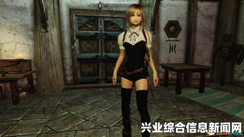 上古卷轴5服装MOD的魅力，胶衣鼻血超短裙的多彩时尚搭配探索