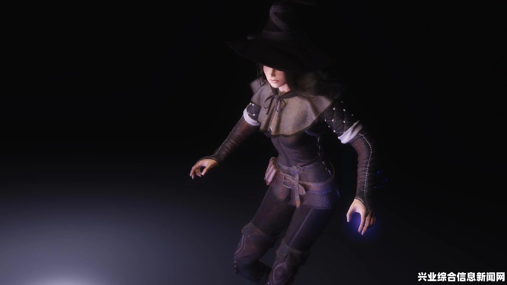 上古卷轴5服装MOD之黑色性感丝袜侧身裙女巫的魅力风采
