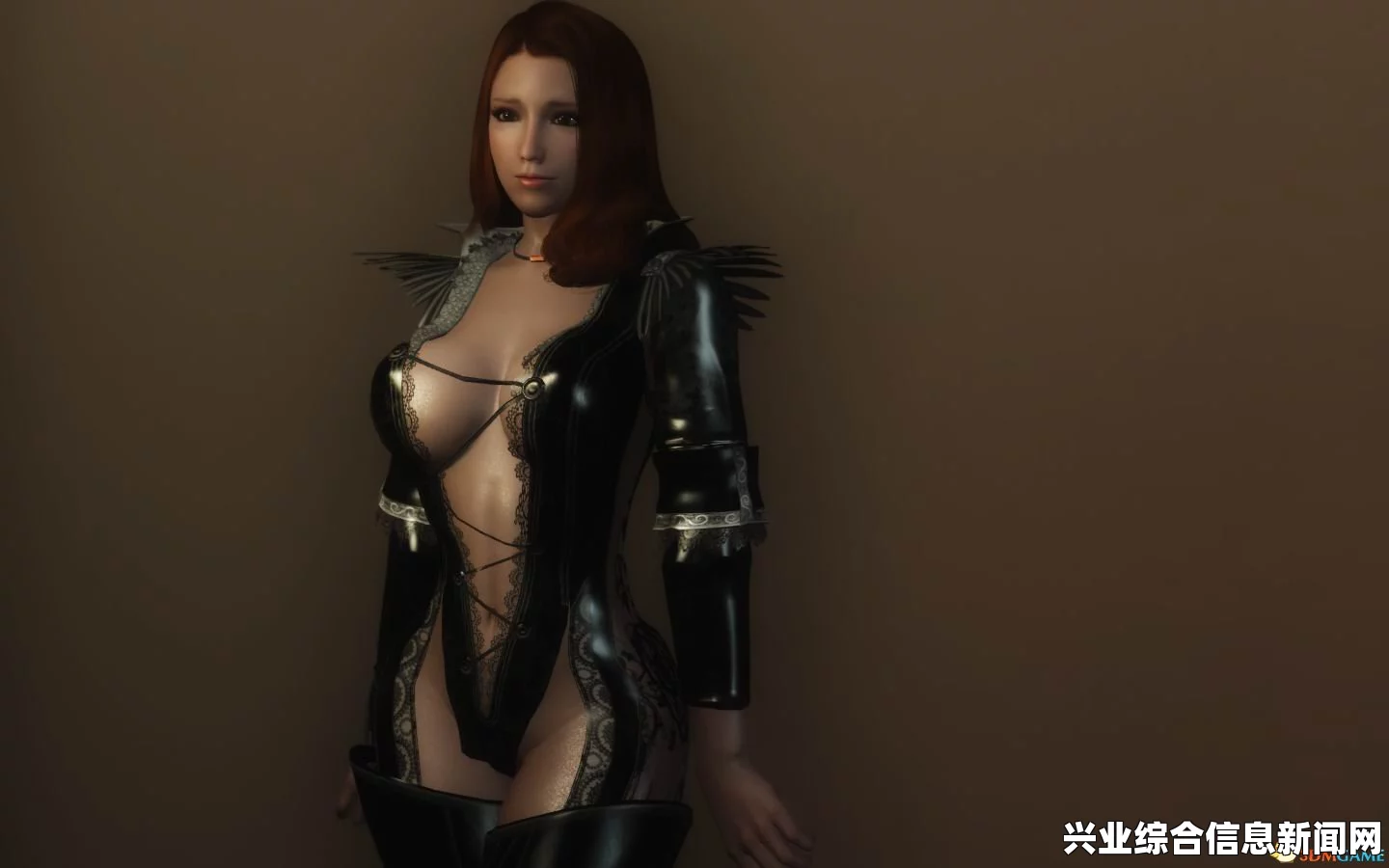 上古卷轴5，高等精灵校园风黑白配制服诱惑的服装MOD