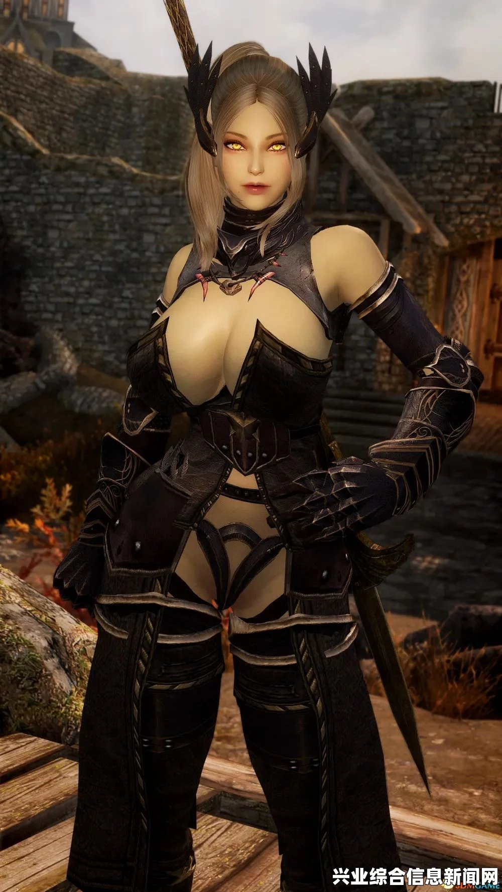 上古卷轴5，冰之魔女随从MOD——黑发魅力女神的冒险伴侣