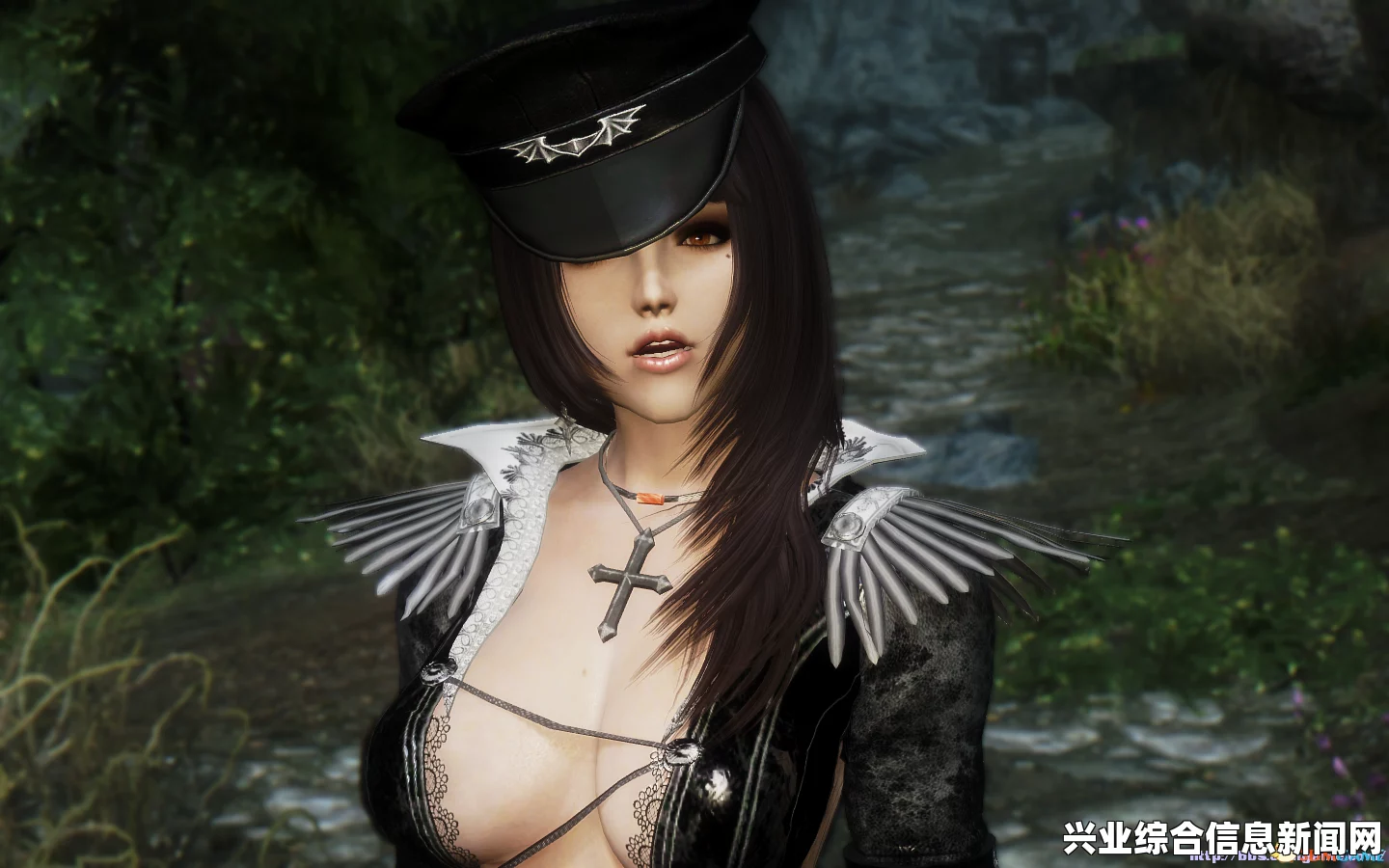 上古卷轴5，超高跟皮裤巨乳长腿警官随从MOD