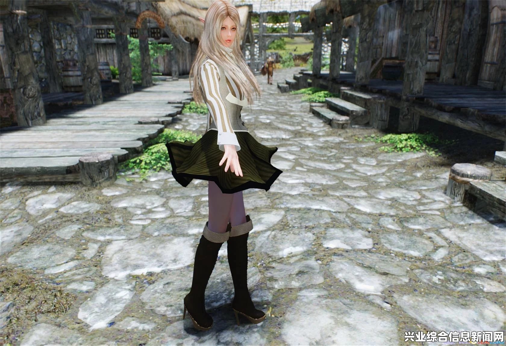 上古卷轴5，物理化裙子的Summer Dress Sets by Yurica