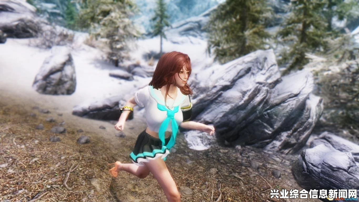 上古卷轴5，服装MOD与剑灵转模—清凉短裙校服MOD探索