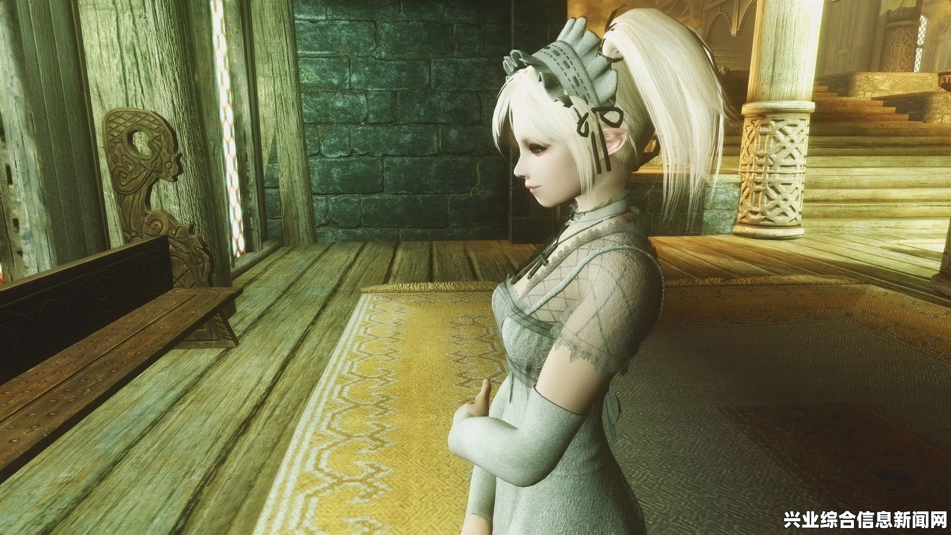 上古卷轴5，随从MOD的魅力—双马尾双持美少女随从银·Kirsi