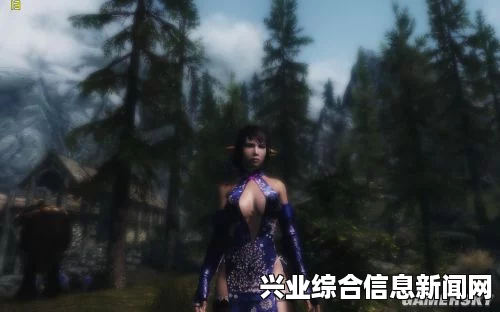 上古卷轴5，人物服装MOD中的东方风格妹子带你畅游天际