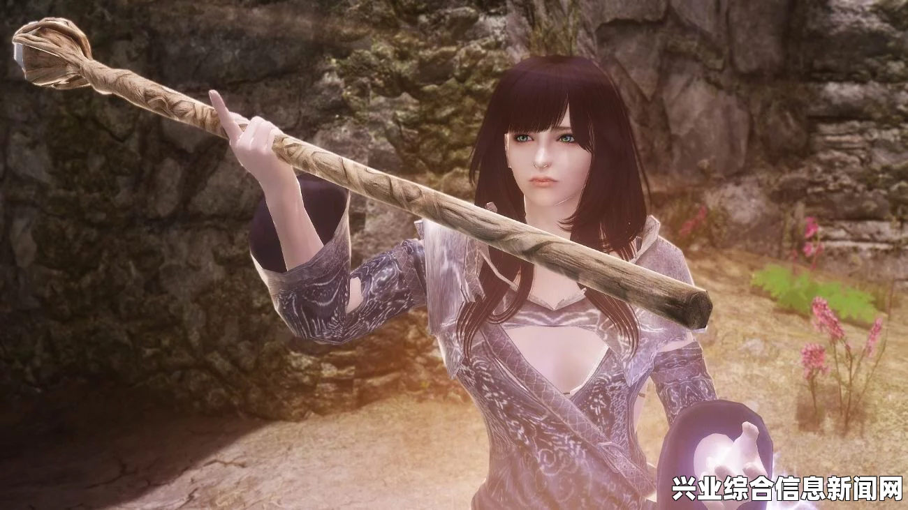 上古卷轴5，人物服装MOD中的东方风格妹子带你畅游天际
