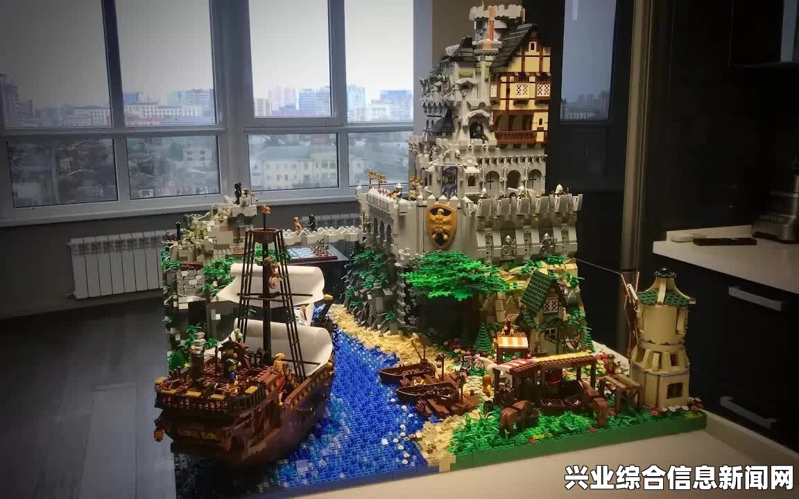 乐高世界，海边城堡鉴赏视频