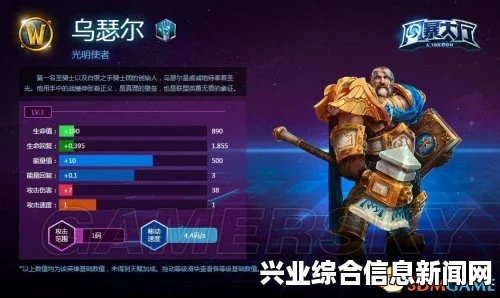 风暴英雄 乌瑟尔半坦克型天赋图文指南