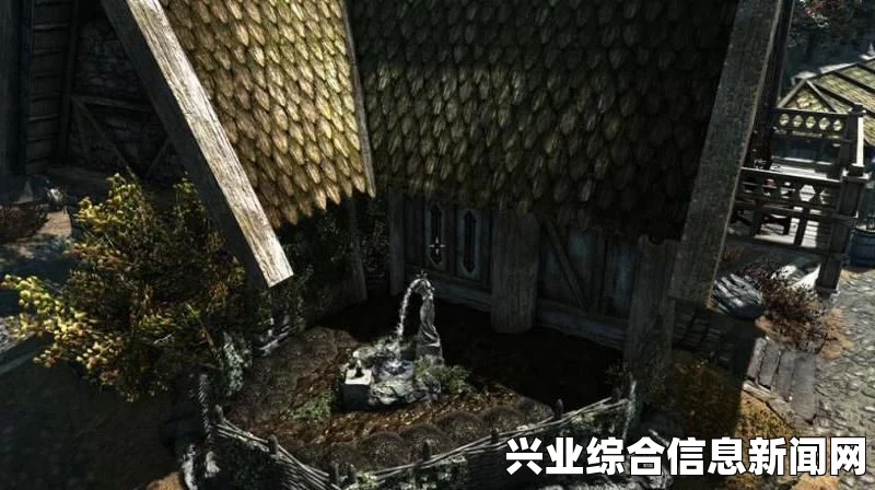 上古卷轴5，溪木镇之家的真实大地图建筑之旅