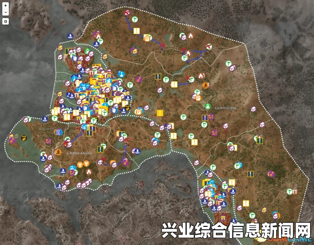 巫师3，狂猎官方高清中文标注全地图及全物品收集地图详解