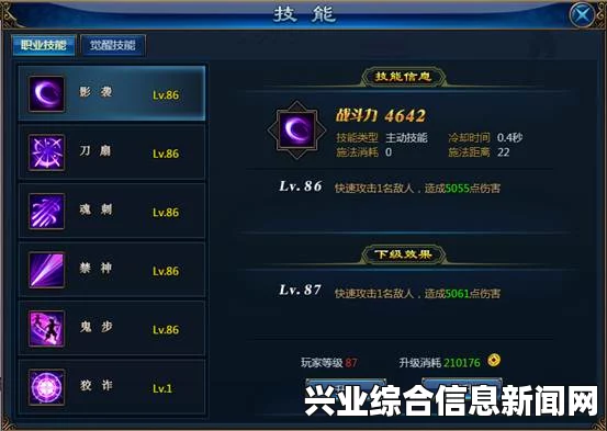 技能详解与介绍