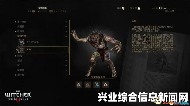 巫师3狂猎，游戏系统界面、战斗系统与怪物讨伐解析
