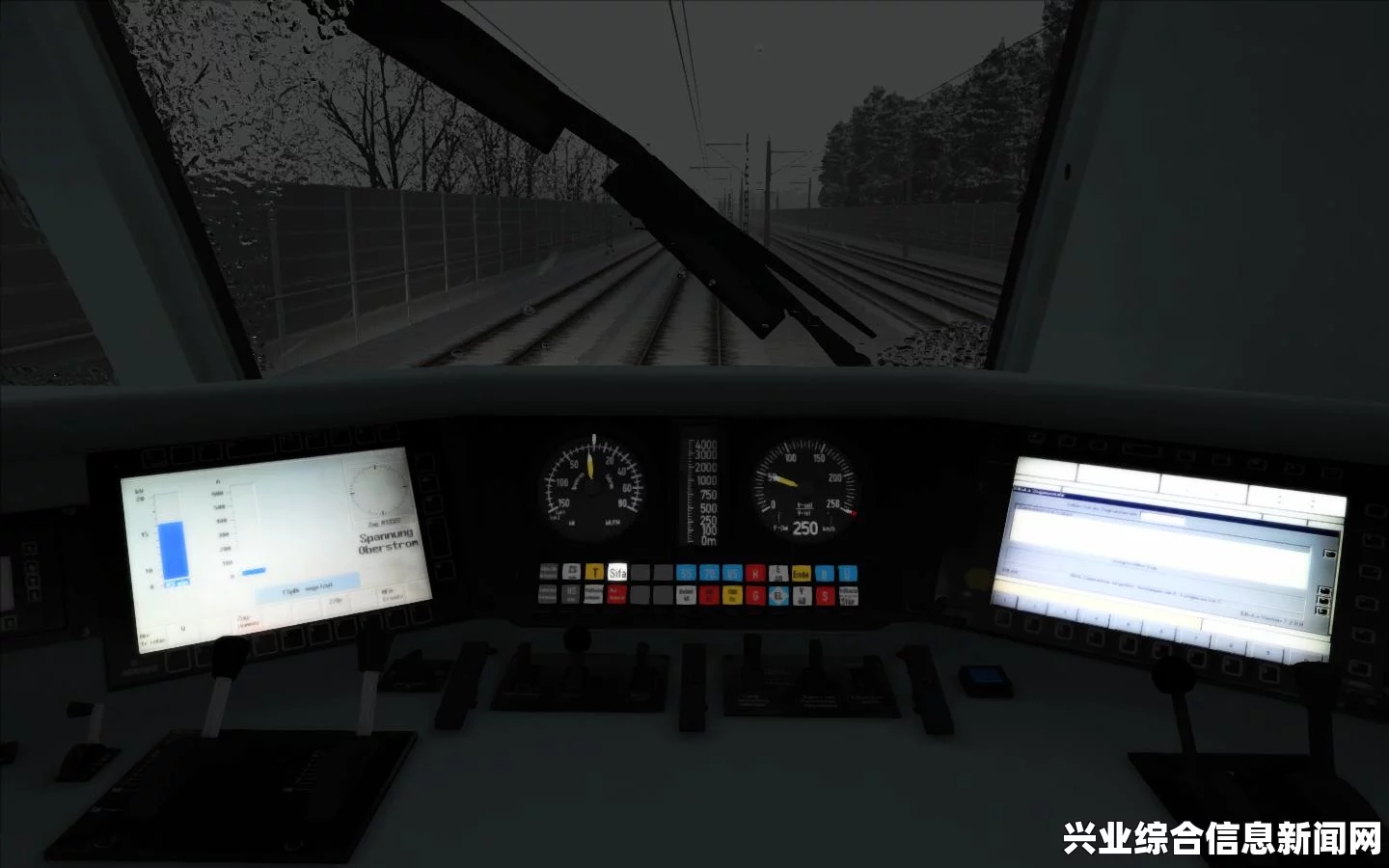 模拟火车新时代的沉浸式体验，画面与操作界面探索